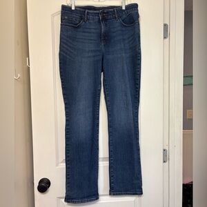Womens Lee Mid-Rise Straight Leg Jeans | size 14